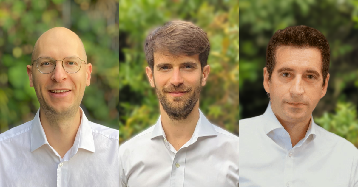 De izquierda a derecha: Federico Travella (Fundador y Presidente Ejecutivo, Novicap), Lois Duhourcau (CEO, Novicap) y Francesco Filia (CEO, Fasanara Capital)